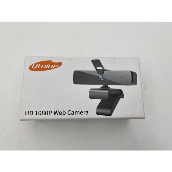 Qtniue FHD Webcam 1080p, Desktop or Laptop and Smart TV Webcam with Microphone - Picture 2 of 10